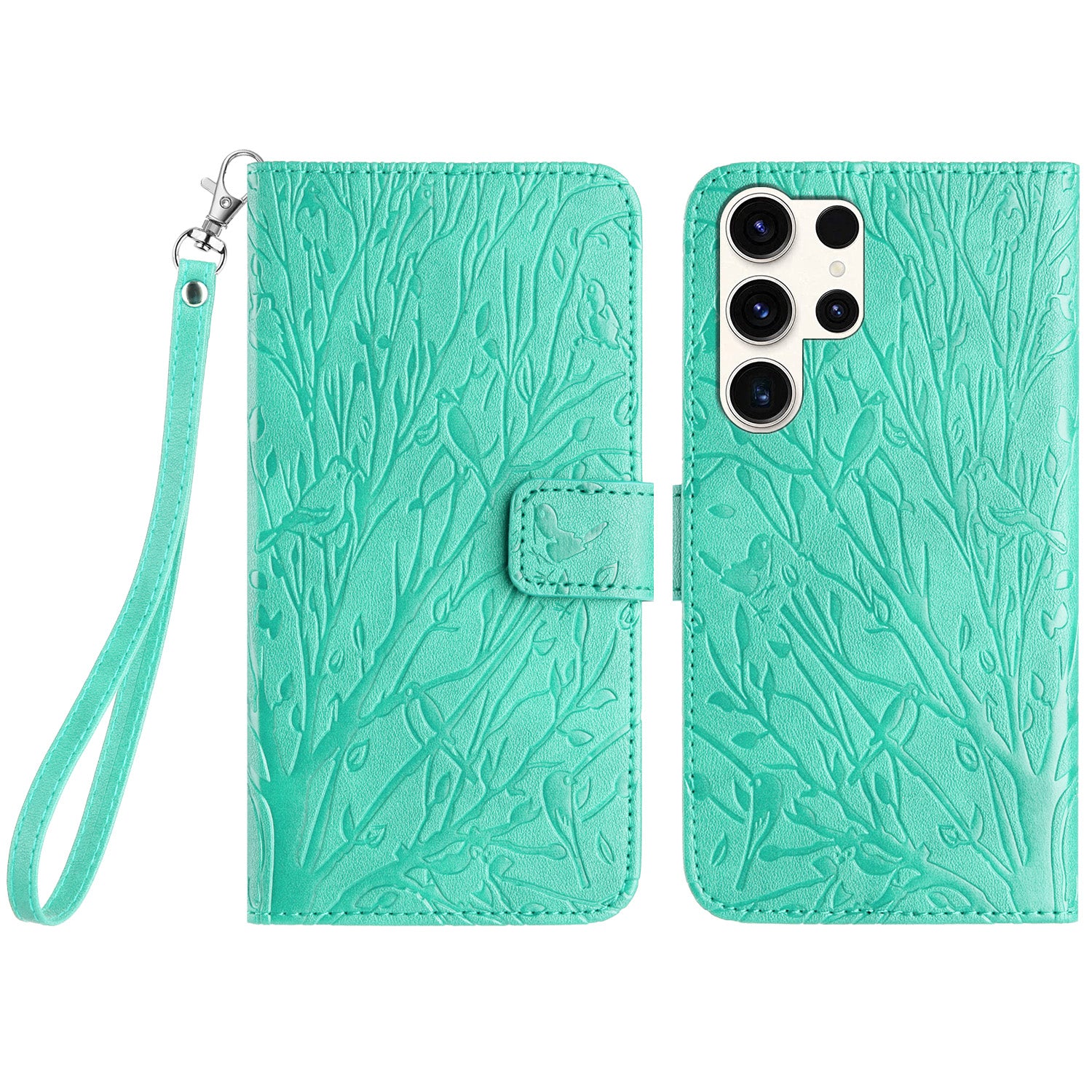 For Samsung Galaxy S23 Ultra Leather Case Anti-scratch Wallet Stand Phone Cover For Samsung Galaxy S23 Ultra Leather Case Anti-scratch Wallet Stand Phone Cover